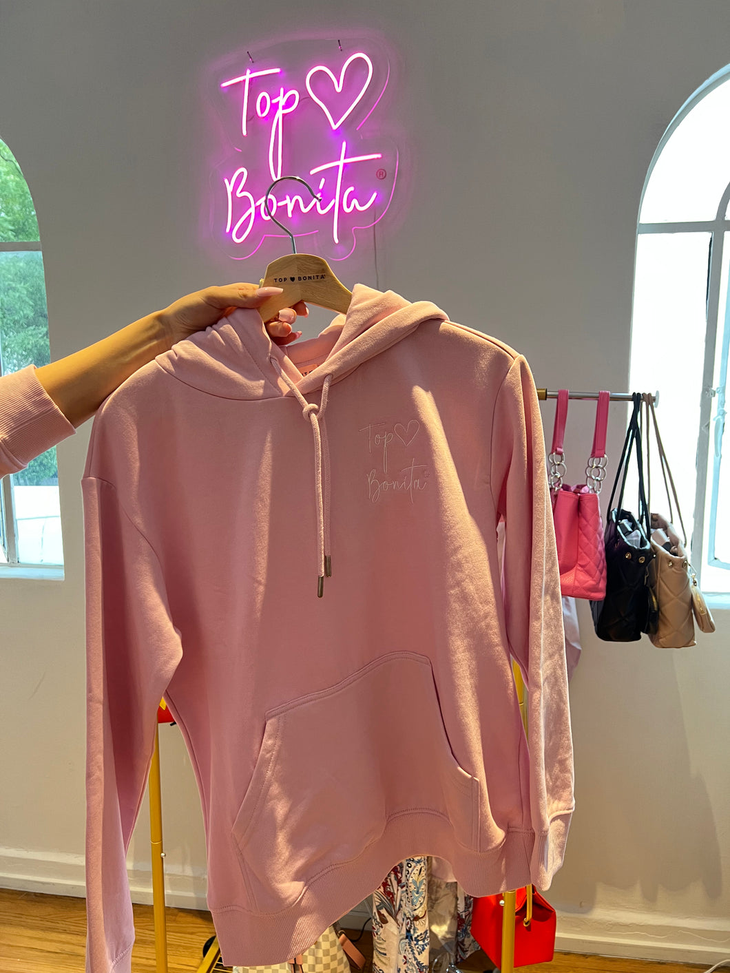 Sudadera TopB Pink