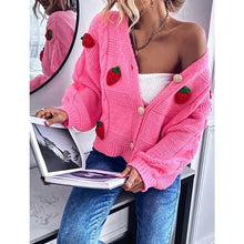 Cargar imagen en el visor de la galería, Pink Strawberry Sweater
