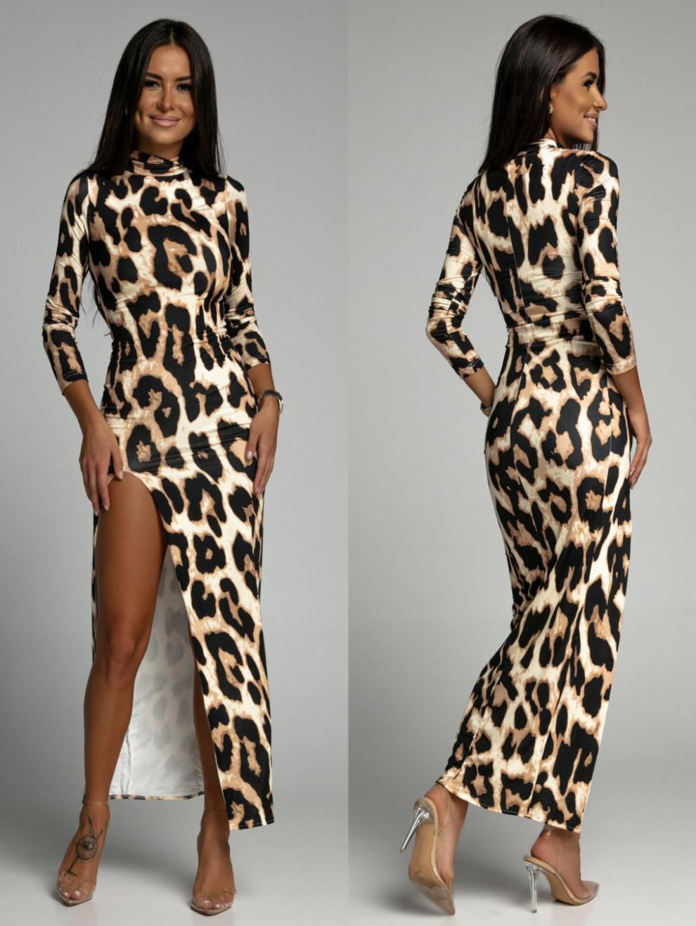 Leopardo Print Dress