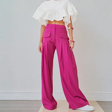 Cargar imagen en el visor de la galería, Pink Wide Leg Pants
