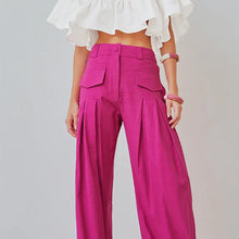 Cargar imagen en el visor de la galería, Pink Wide Leg Pants
