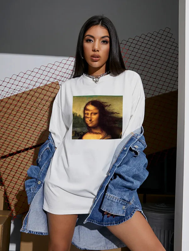 Mona lisa tee hot sale
